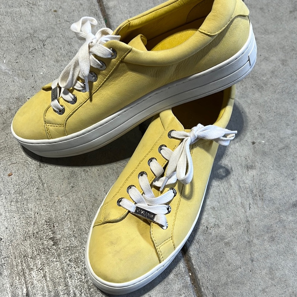 Yellow sneaker